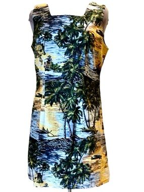 Shannon Marie Hawaiian Dress, Tropical, Summer Tag Size XL/14